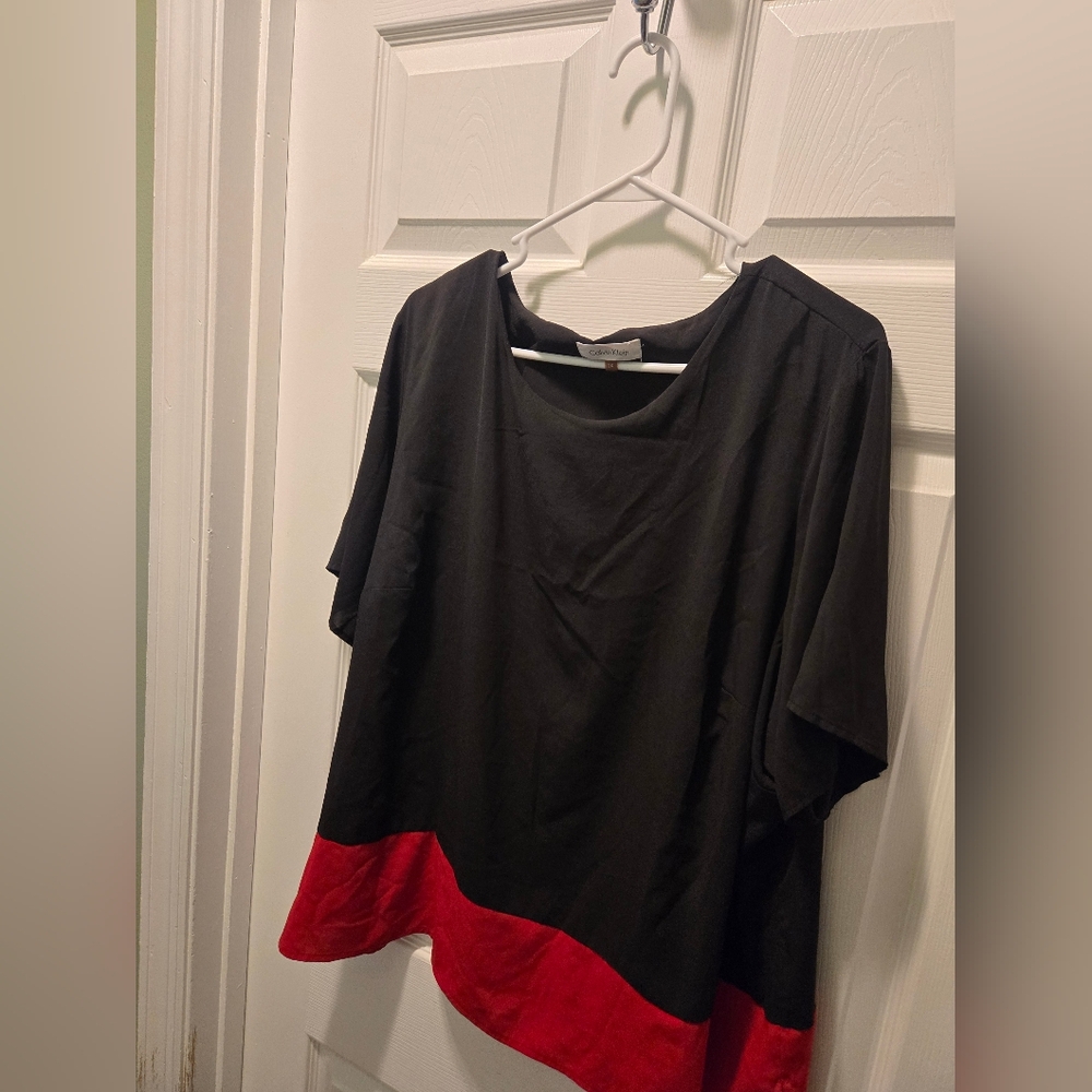 Calvin Klein Classic Black Blouse